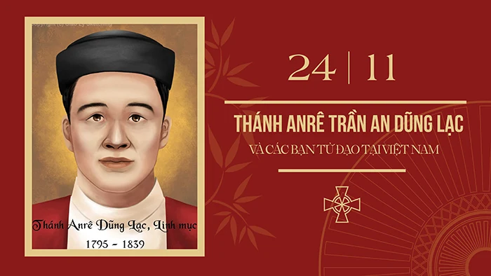 Ngày 24/11: Thánh An-rê Dũng Lạc và các bạn tử đạo tại Việt Nam