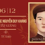 Ngày 6/12: Thánh Giu-se Nguyễn Duy Khang – Thầy Giảng (1832-1861), tử đạo Việt Nam